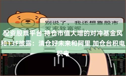 配资股票平台 持仓市值大增的对冲基金风和13F披露：清仓好未来和阿里 加仓台积电