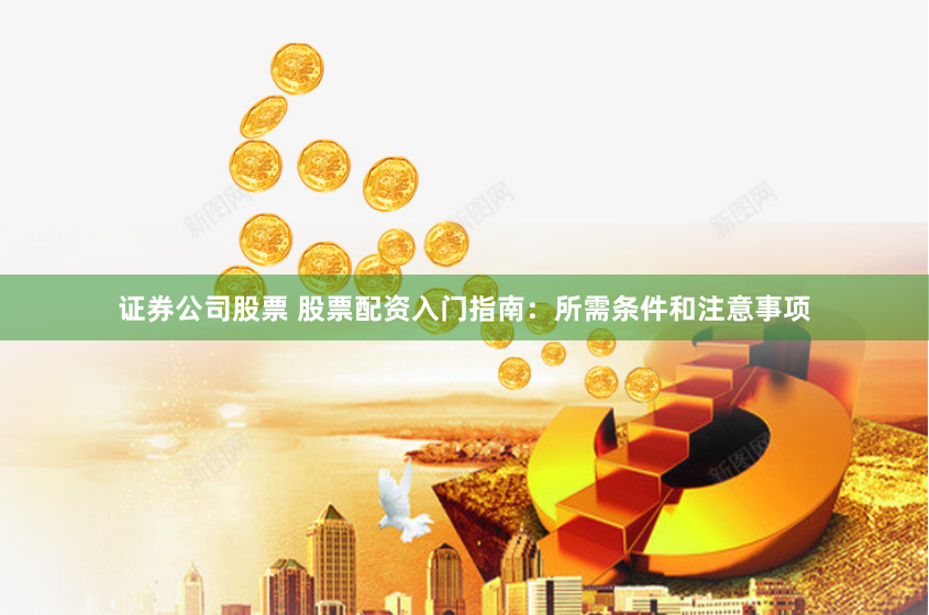 证券公司股票 股票配资入门指南：所需条件和注意事项